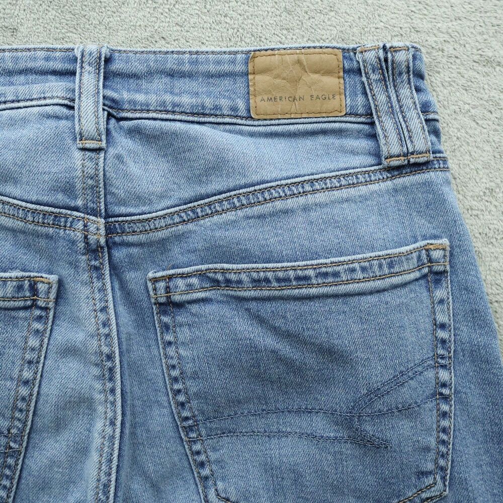 American Eagle Jeans Women's 2R Super High-Rise Baggy Wide-Leg Denim 31" Inseam - Picture 16 of 16